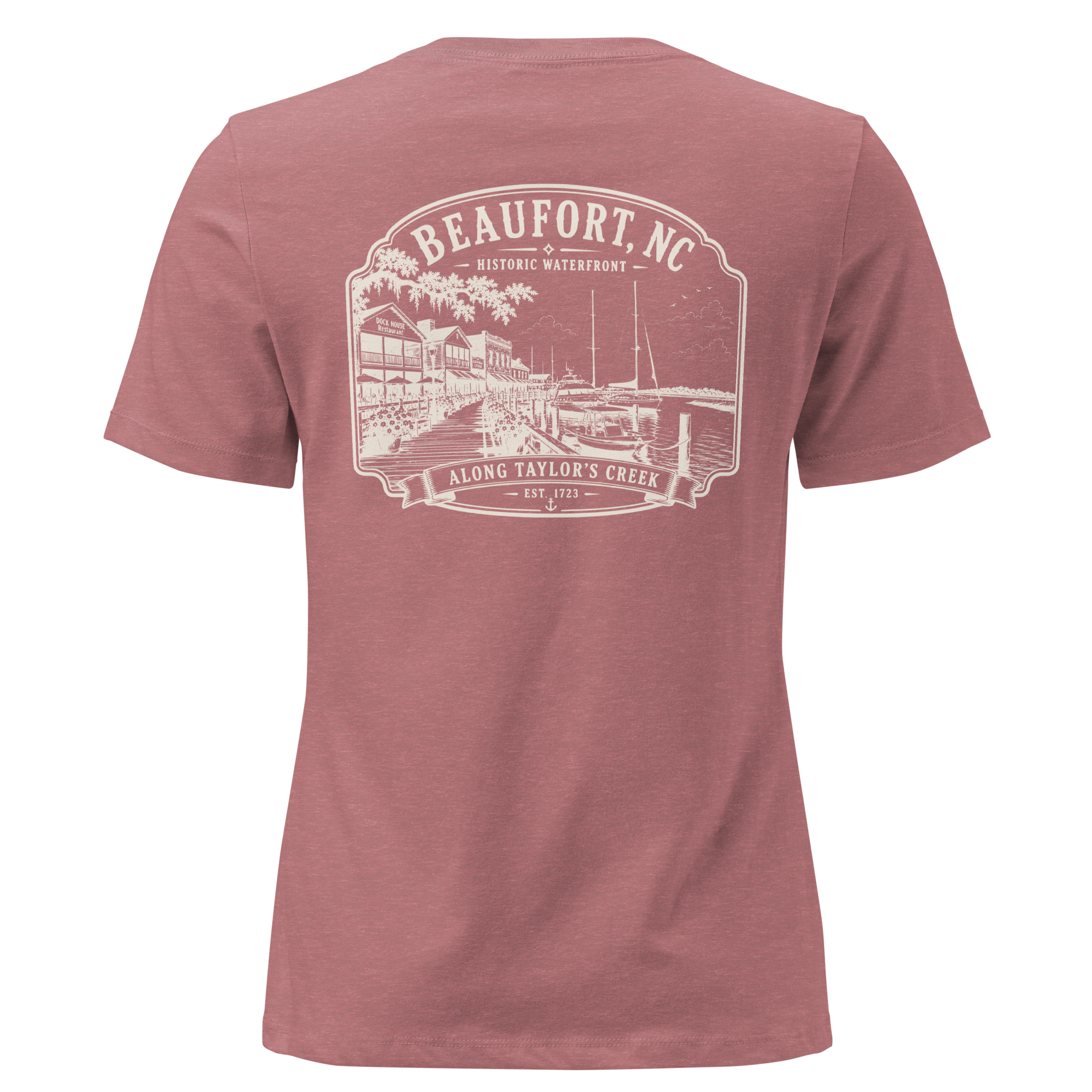 Beaufort, NC - Along Taylors Creek - Women's Relaxed T-Shirt