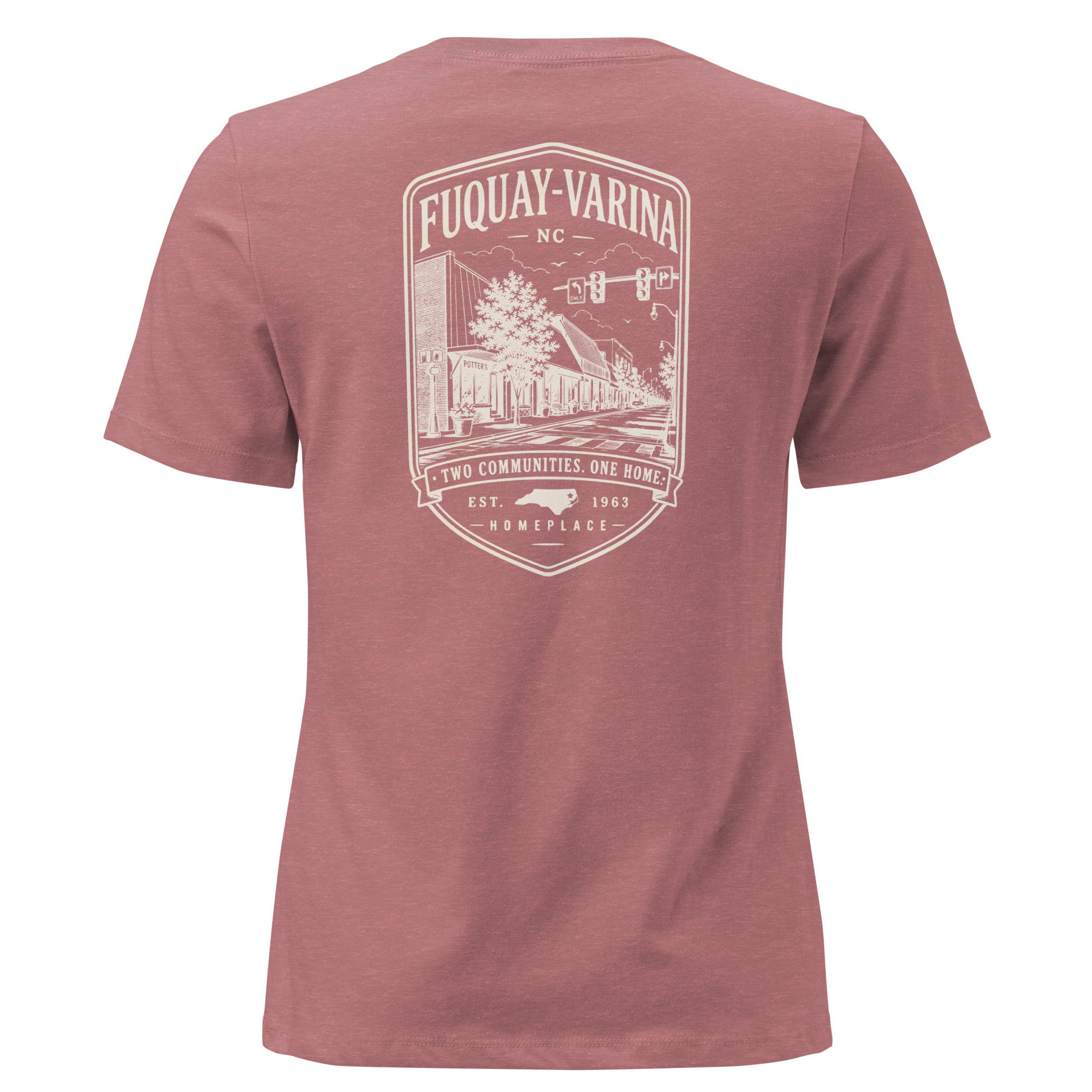 Fuquay-Varina, NC - Two Communities. One Home. - Women's Relaxed T-Shirt