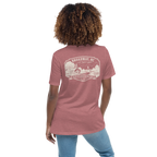 Broadway, NC - Faith, Family, Community - Women's Relaxed T-Shirt
