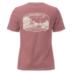 Broadway, NC - Faith, Family, Community - Women's Relaxed T-Shirt