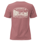 Broadway, NC - Main Street - Women's Relaxed T-Shirt