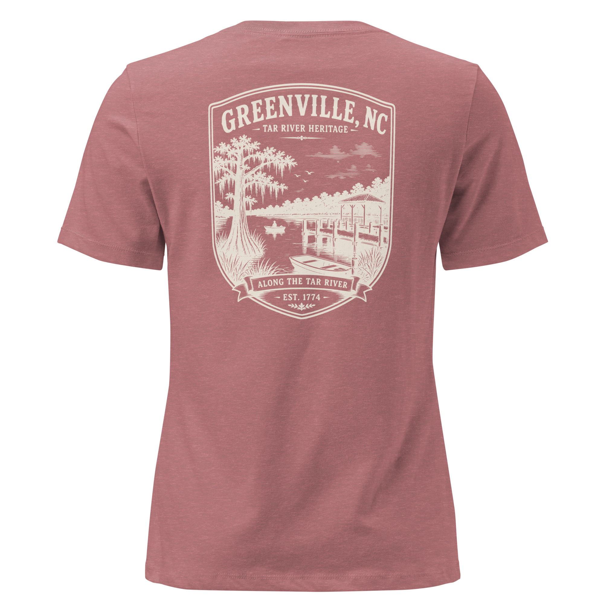 Greenville, NC - Along The Tar - Women's Relaxed T-Shirt