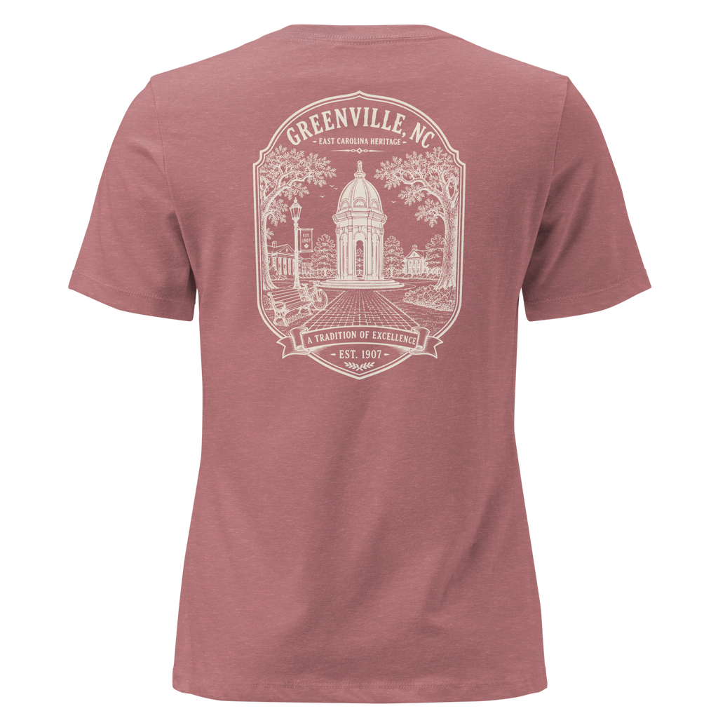 Greenville, NC - East Carolina - Women's Relaxed T-Shirt