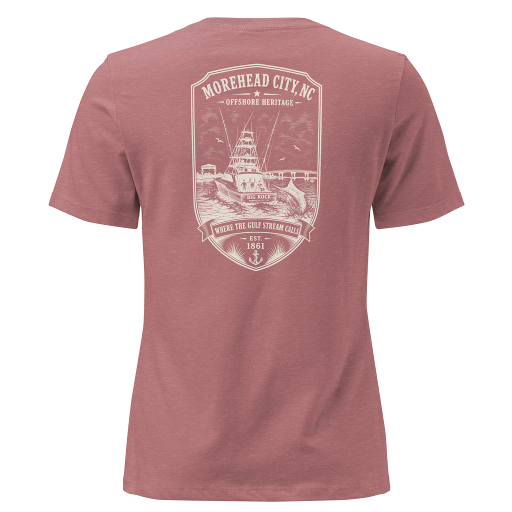 Morehead City, NC - Big Rock - Women's Relaxed T-Shirt