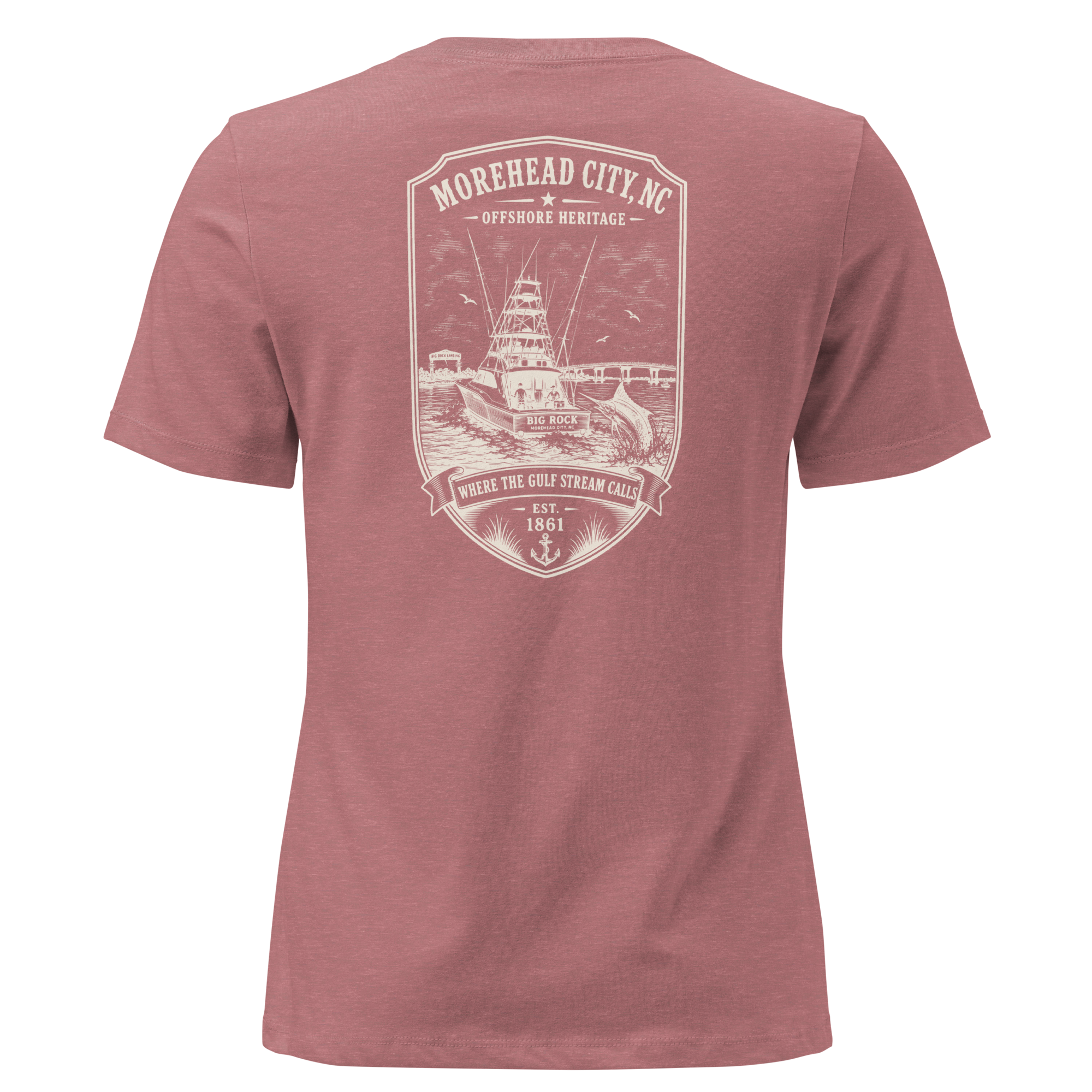 Morehead City, NC - Big Rock - Women's Relaxed T-Shirt
