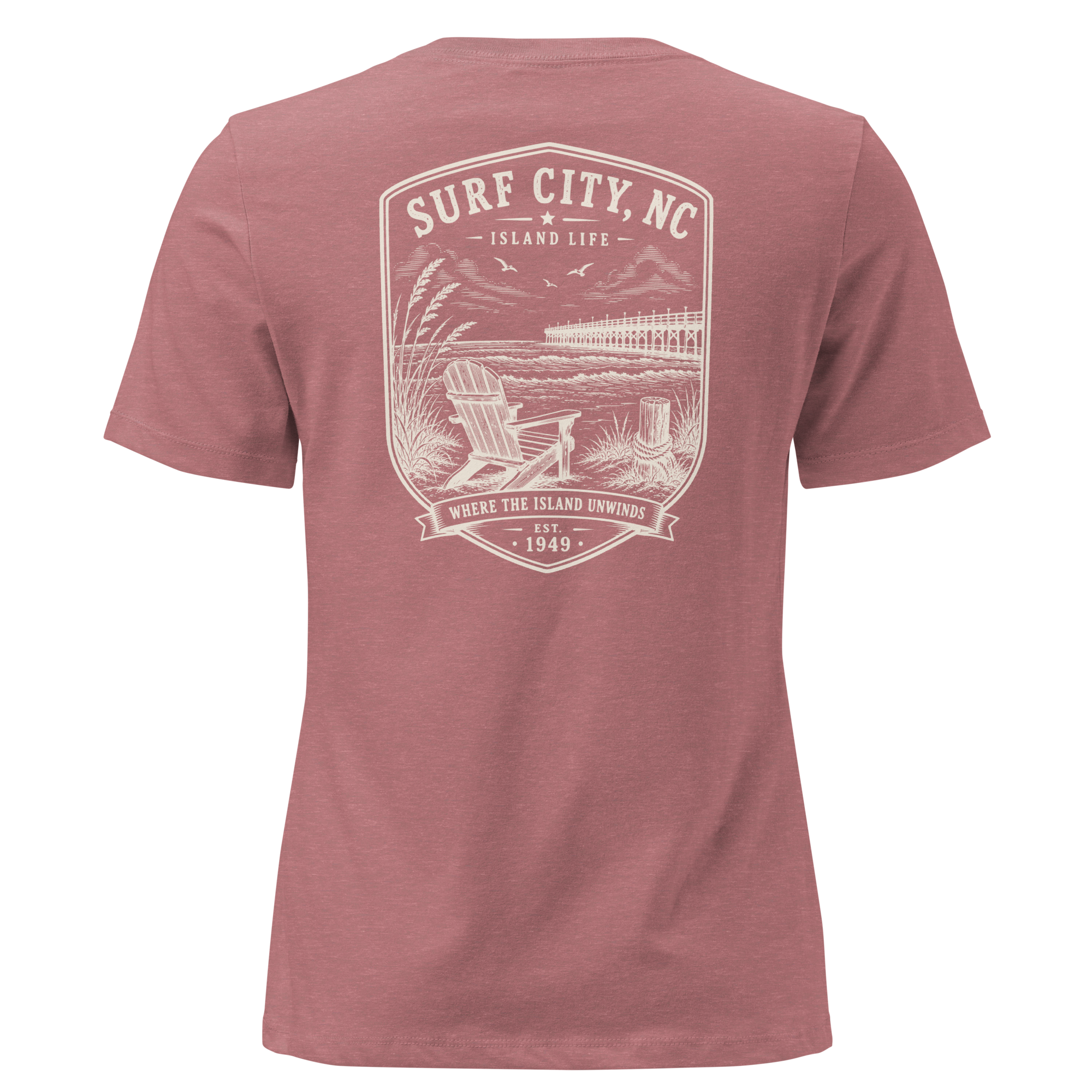 Surf City, NC - Island Life - Women's Relaxed T-Shirt