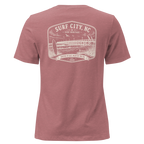 Surf City, NC - Surf Heritage - Women's Relaxed T-Shirt