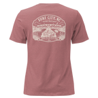 Surf City, NC - Swing Bridge - Women's Relaxed T-Shirt
