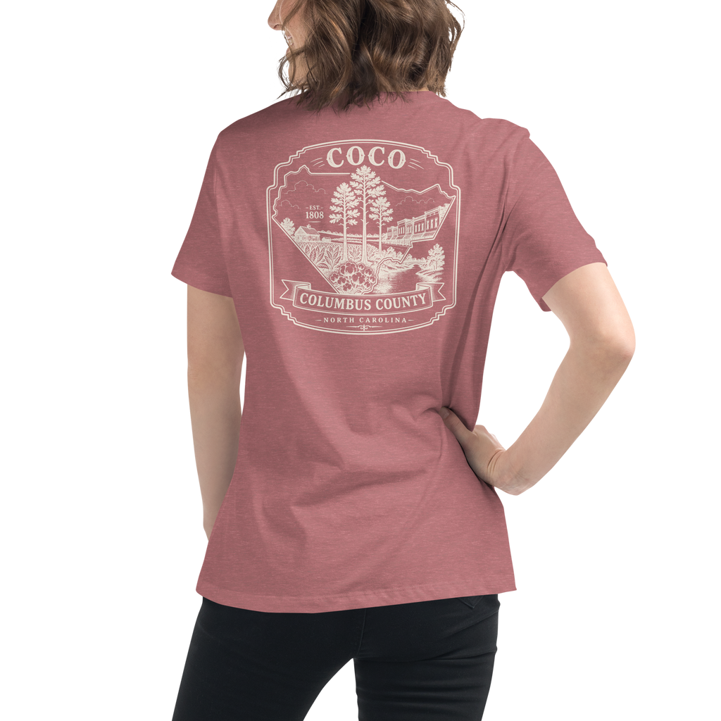Whiteville, NC - CoCo - Women's Relaxed T-Shirt