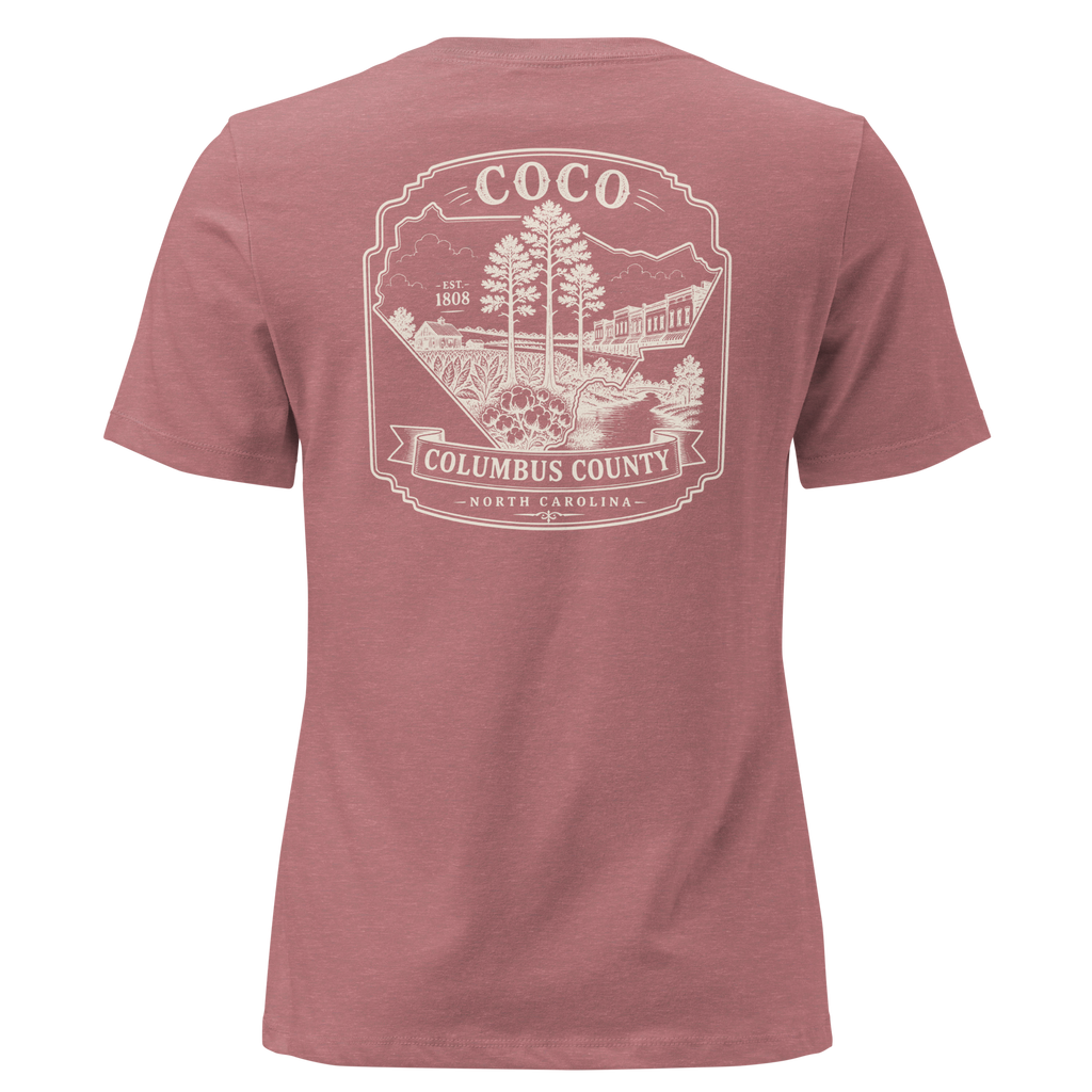 Whiteville, NC - CoCo - Women's Relaxed T-Shirt