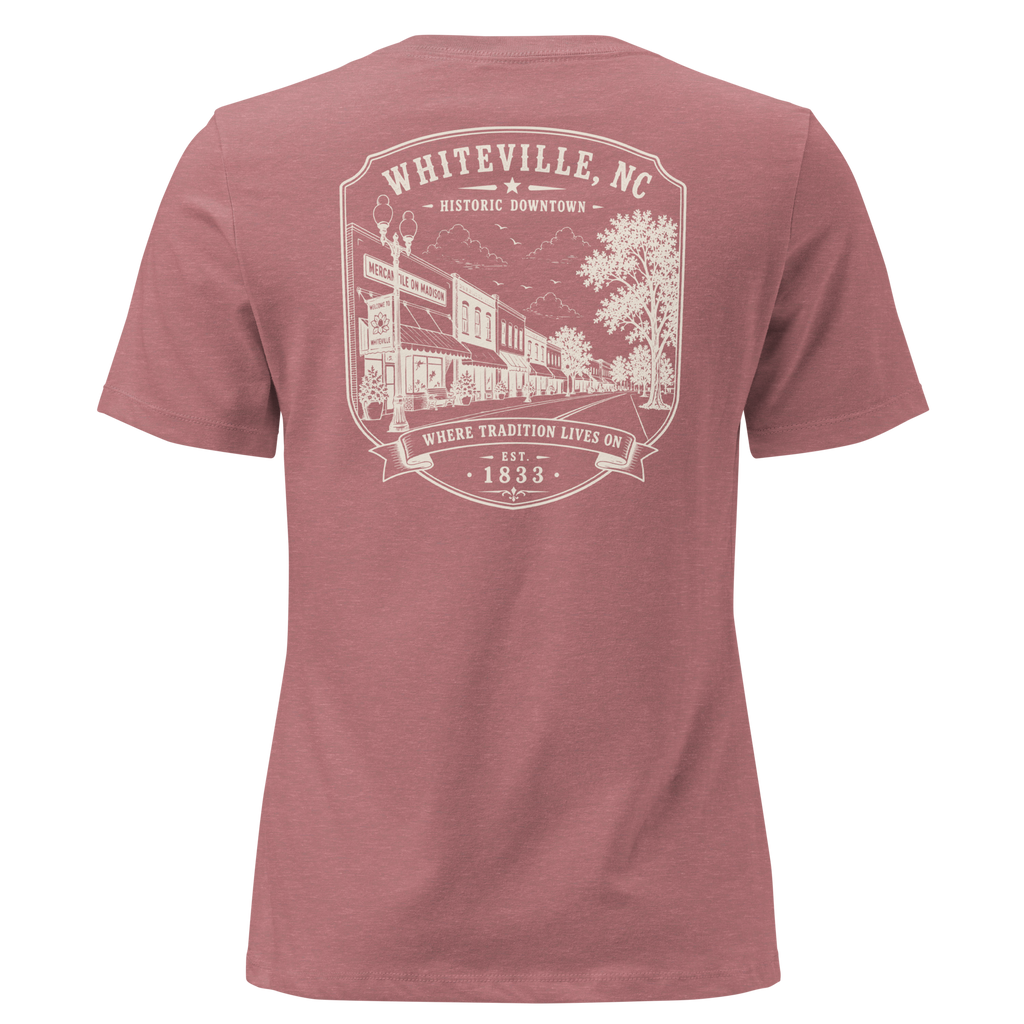 Whiteville, NC - Downtown - Women's Relaxed T-Shirt