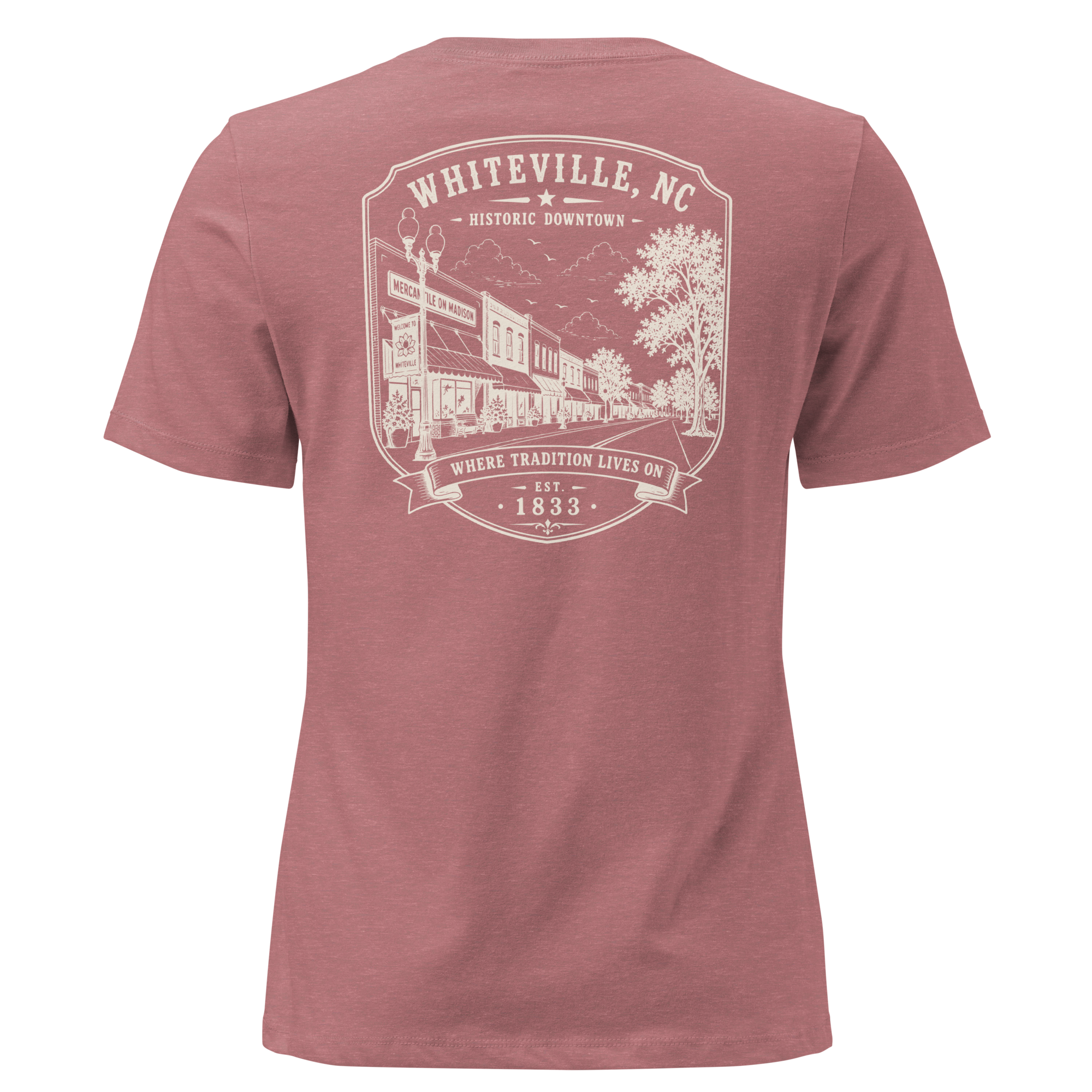 Whiteville, NC - Downtown - Women's Relaxed T-Shirt