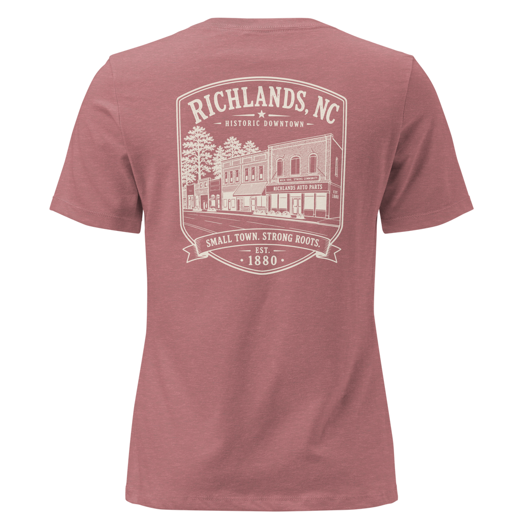 Richlands, NC - Small Town. Strong Roots. - Women's Relaxed T-Shirt