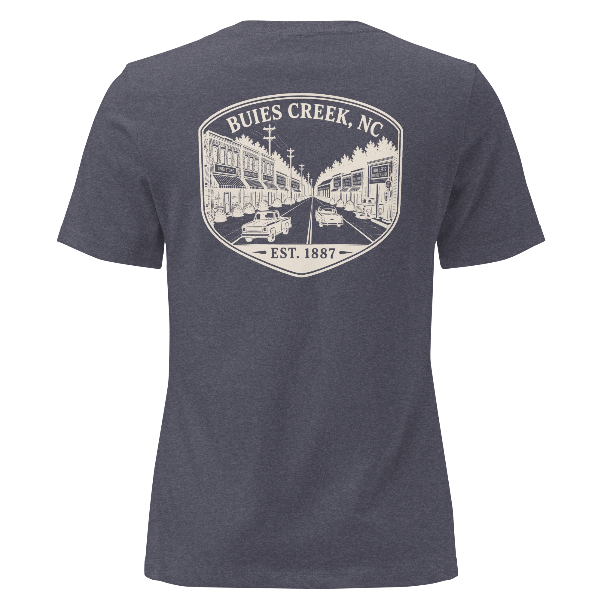 Buies Creek, NC - Main Street - Women's Relaxed T-Shirt