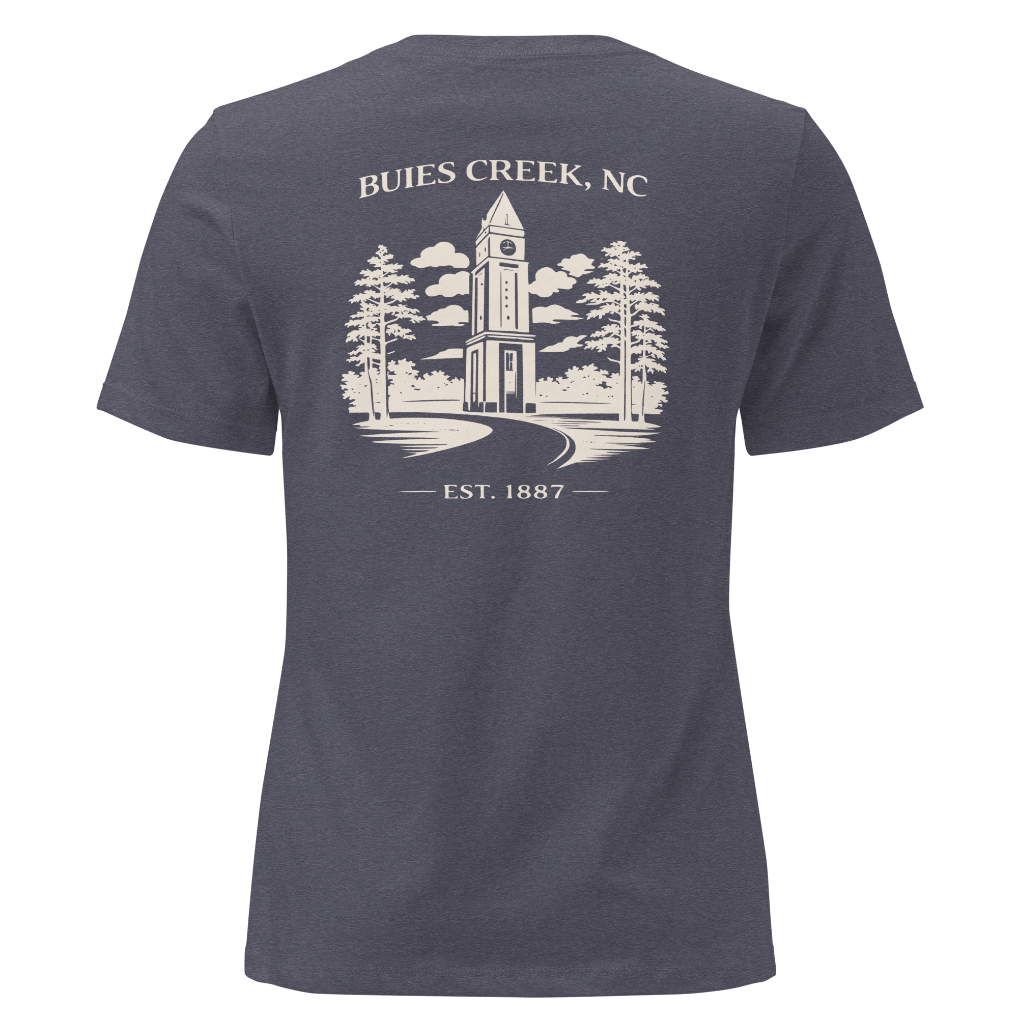Buies Creek, NC - Campus Tower - Women's Relaxed T-Shirt