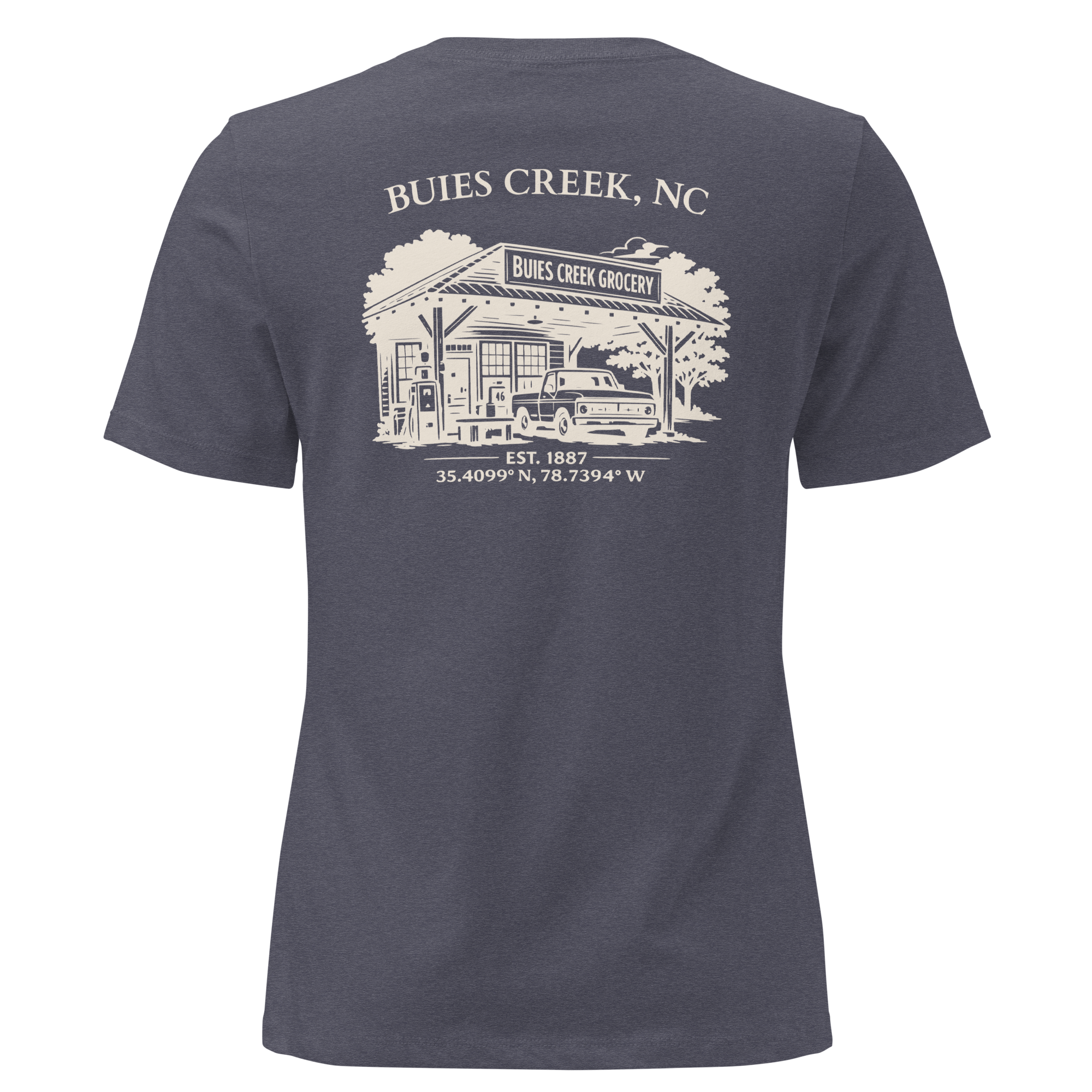 Buies Creek, NC - Buies Creek Grocery - Women's Relaxed T-Shirt