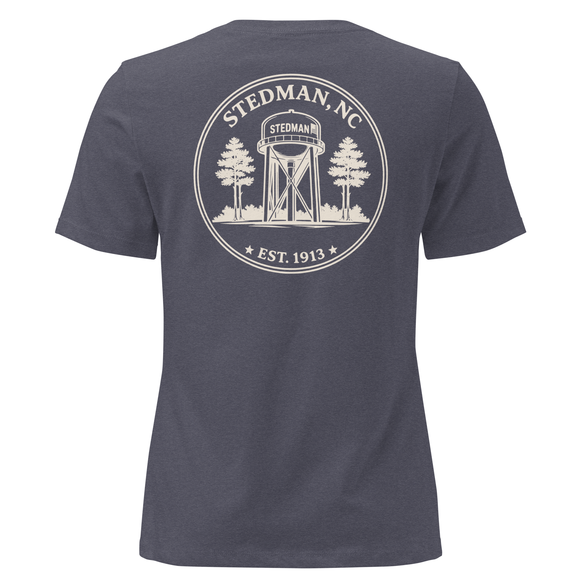 Stedman, NC - Stedman Water Tower Round Badge - Women's Relaxed T-Shirt