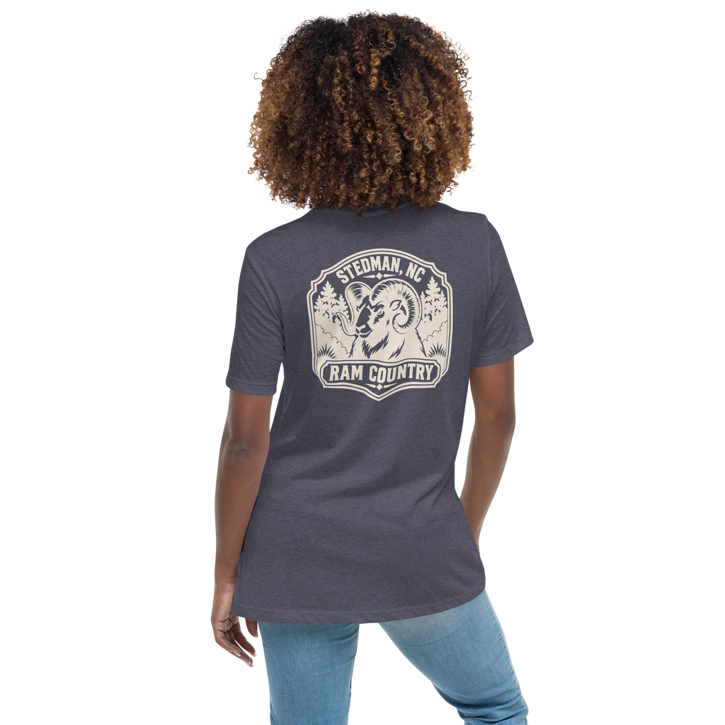 Stedman, NC - Ram Country- Women's Relaxed T-Shirt