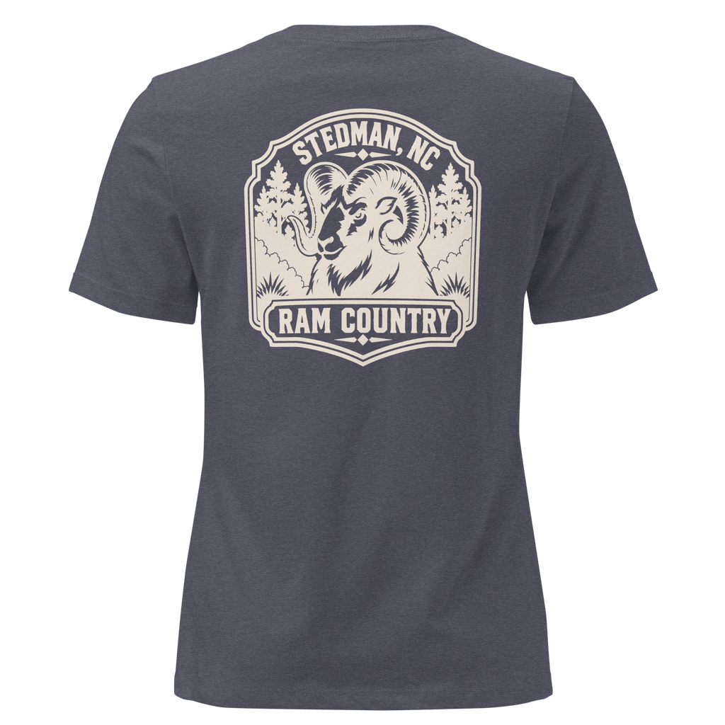 Stedman, NC - Ram Country- Women's Relaxed T-Shirt