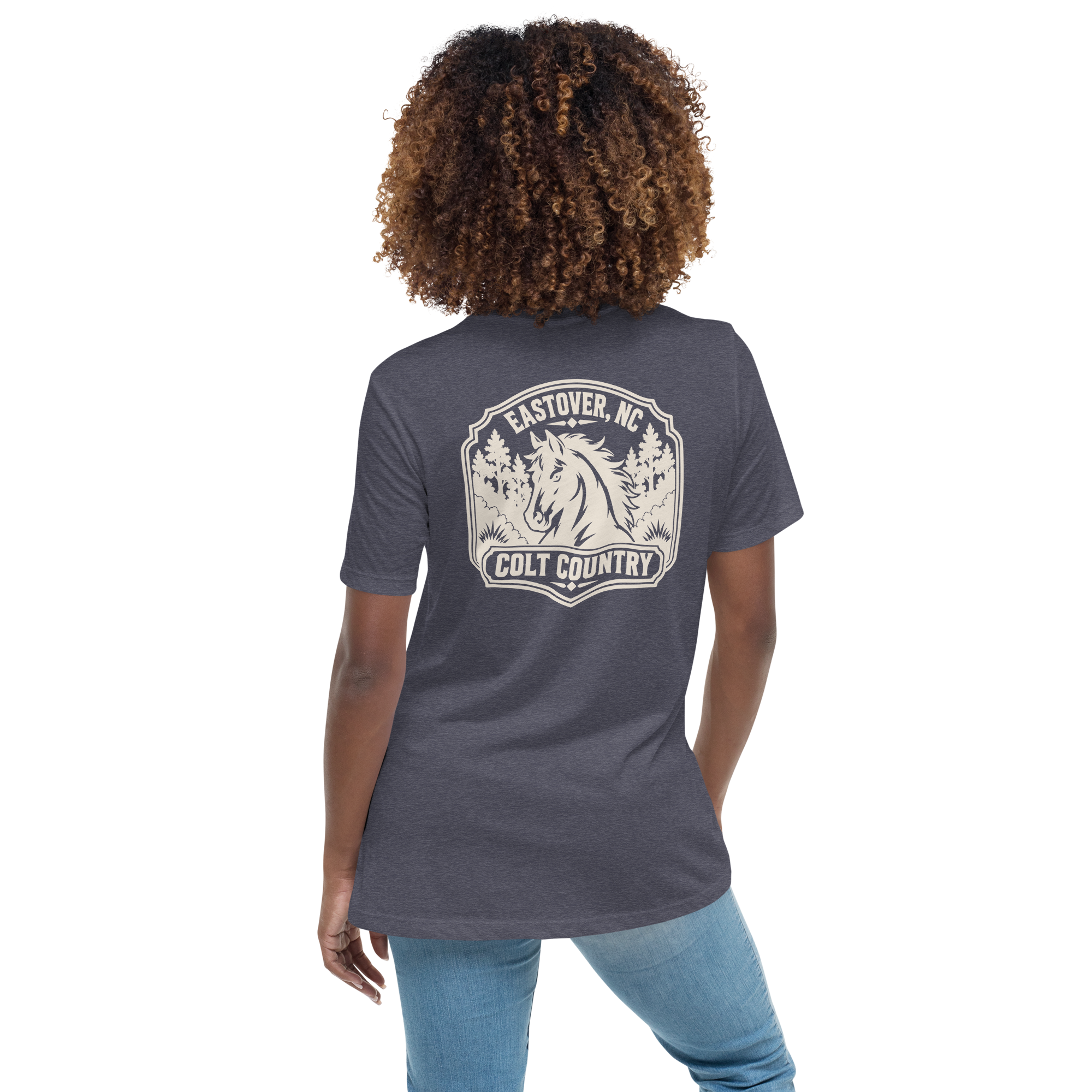 Eastover NC - Colt Country- Women's Relaxed T-Shirt