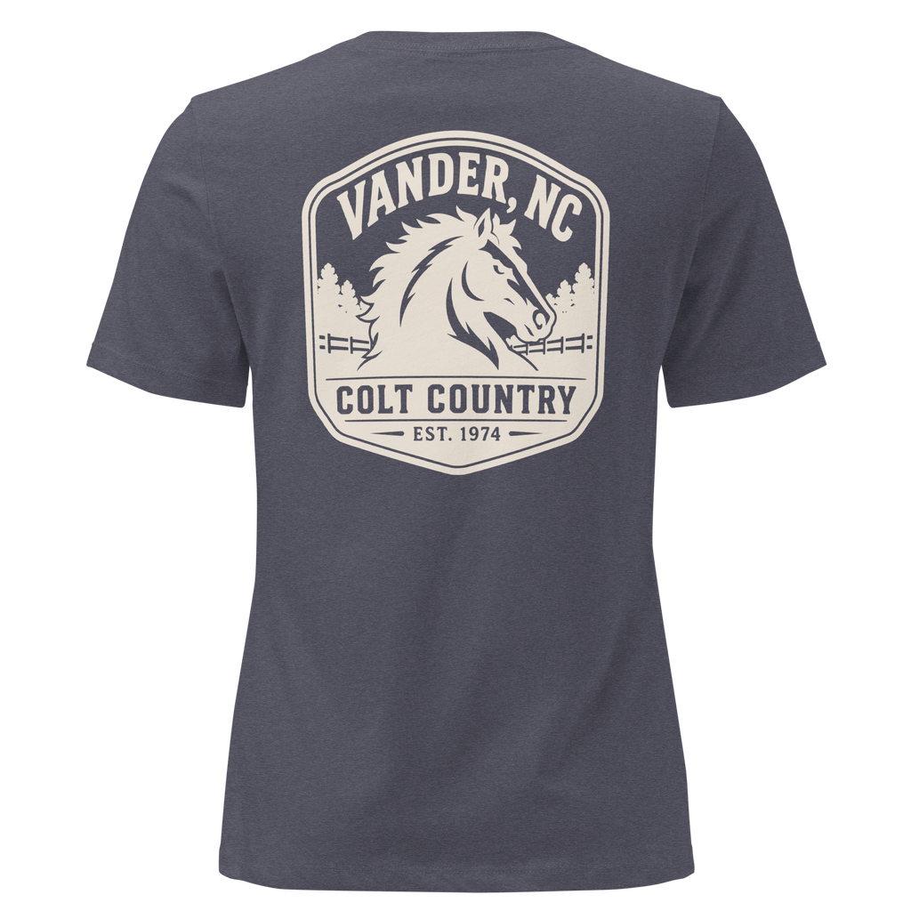 Vander NC - Colt Country- Women's Relaxed T-Shirt