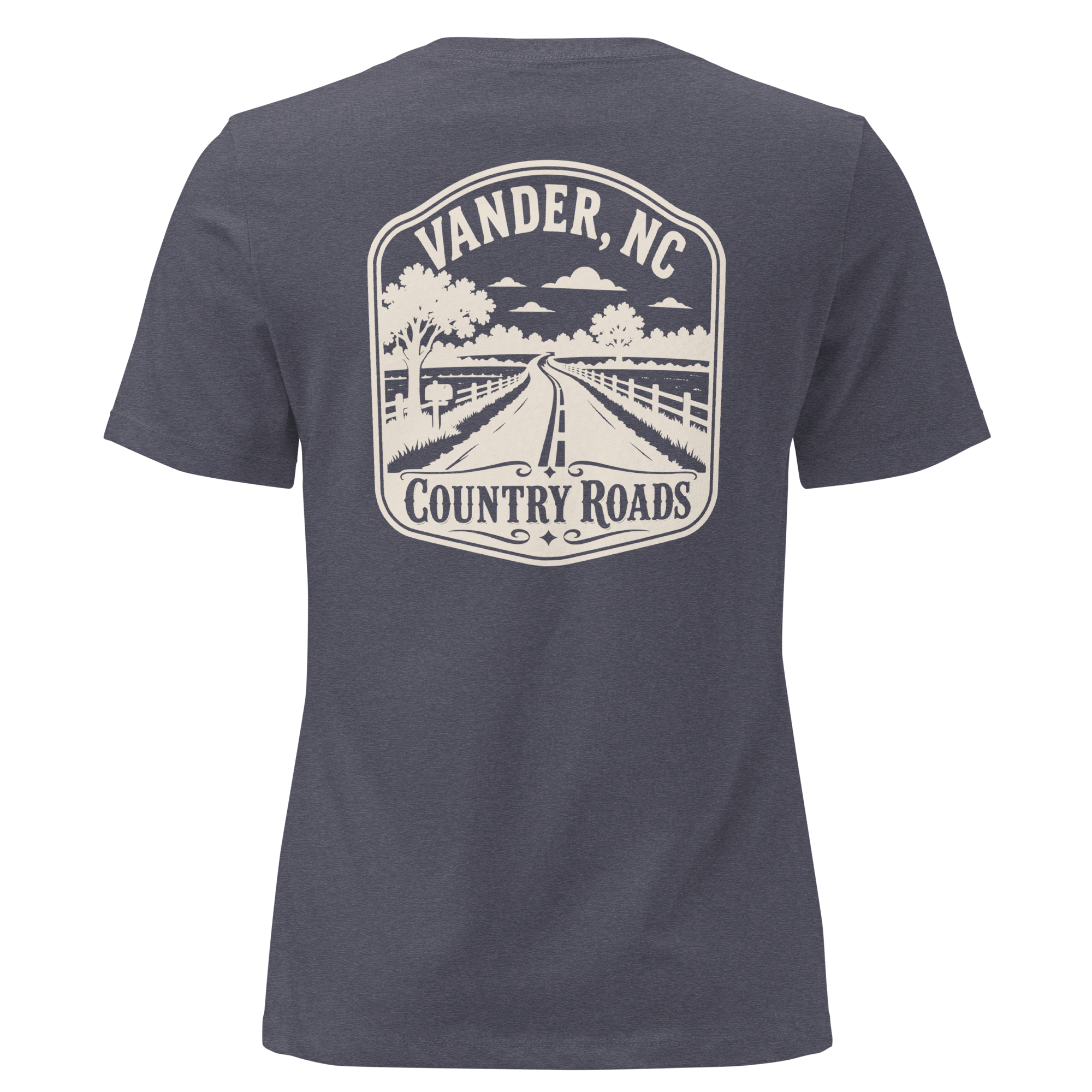 Vander NC - Country Roads- Women's Relaxed T-Shirt
