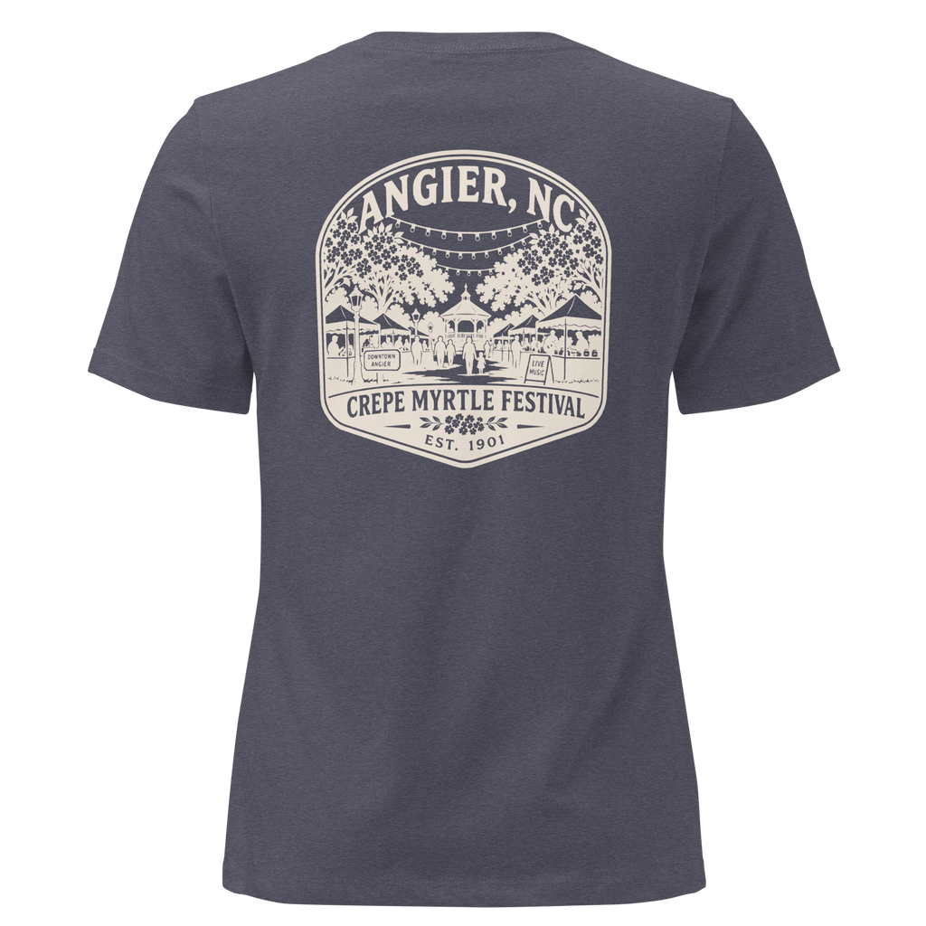 Angier NC - Crepe Myrtle Festival- Women's Relaxed T-Shirt