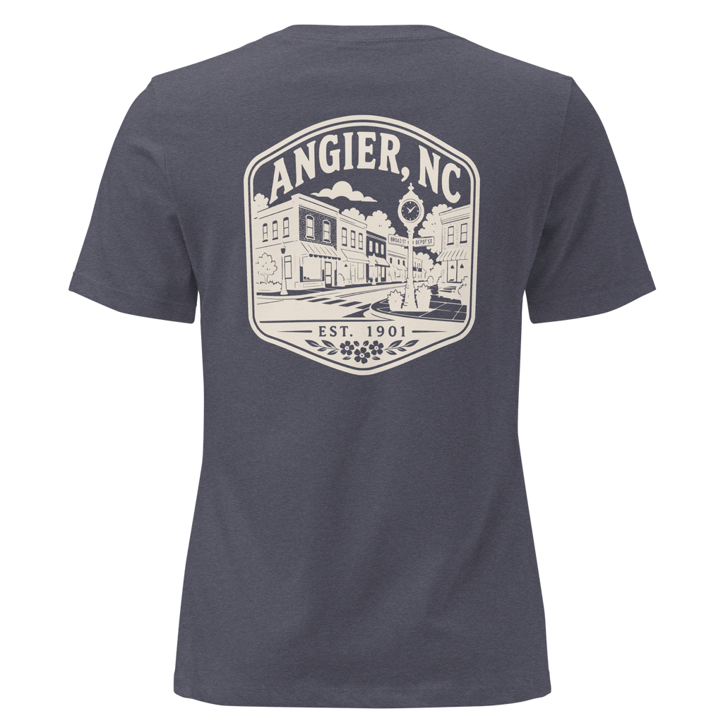 Angier NC - Downtown- Women's Relaxed T-Shirt