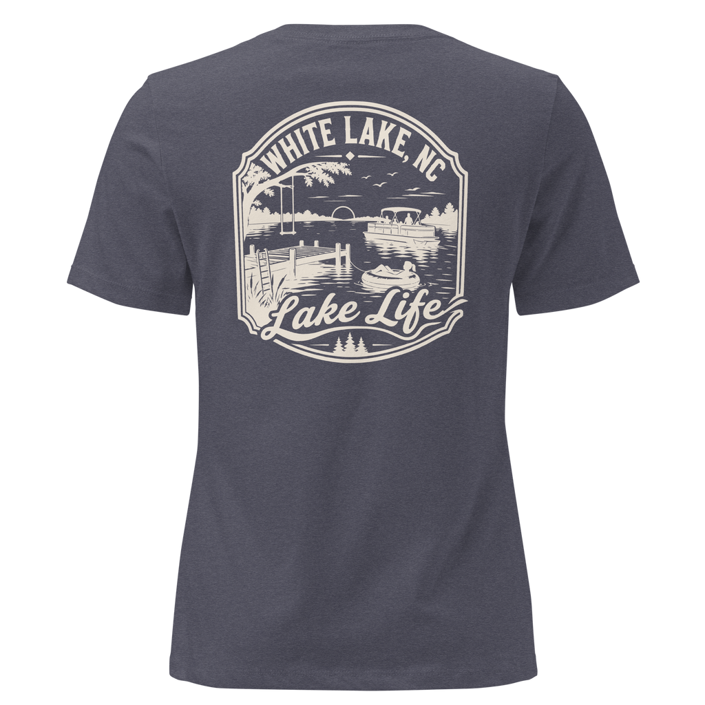White Lake NC - Lake Life- Women's Relaxed T-Shirt