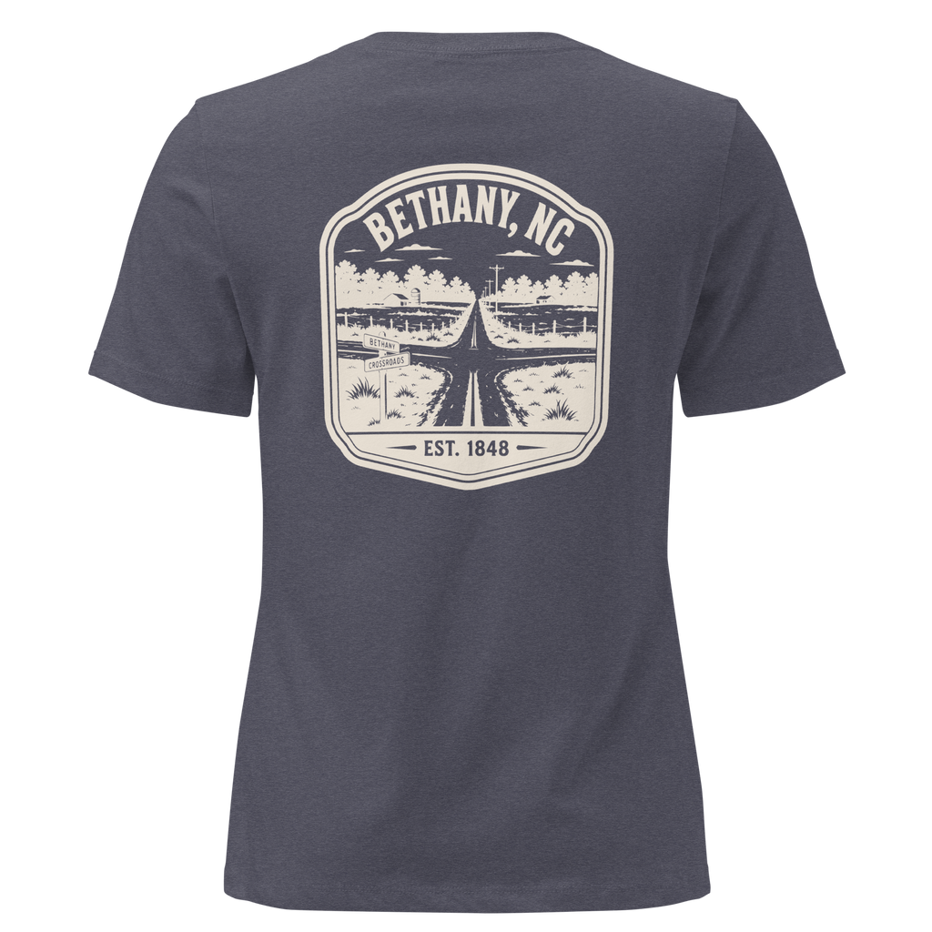 Bethany NC - Bethany Crossroads - Women's Relaxed T-Shirt