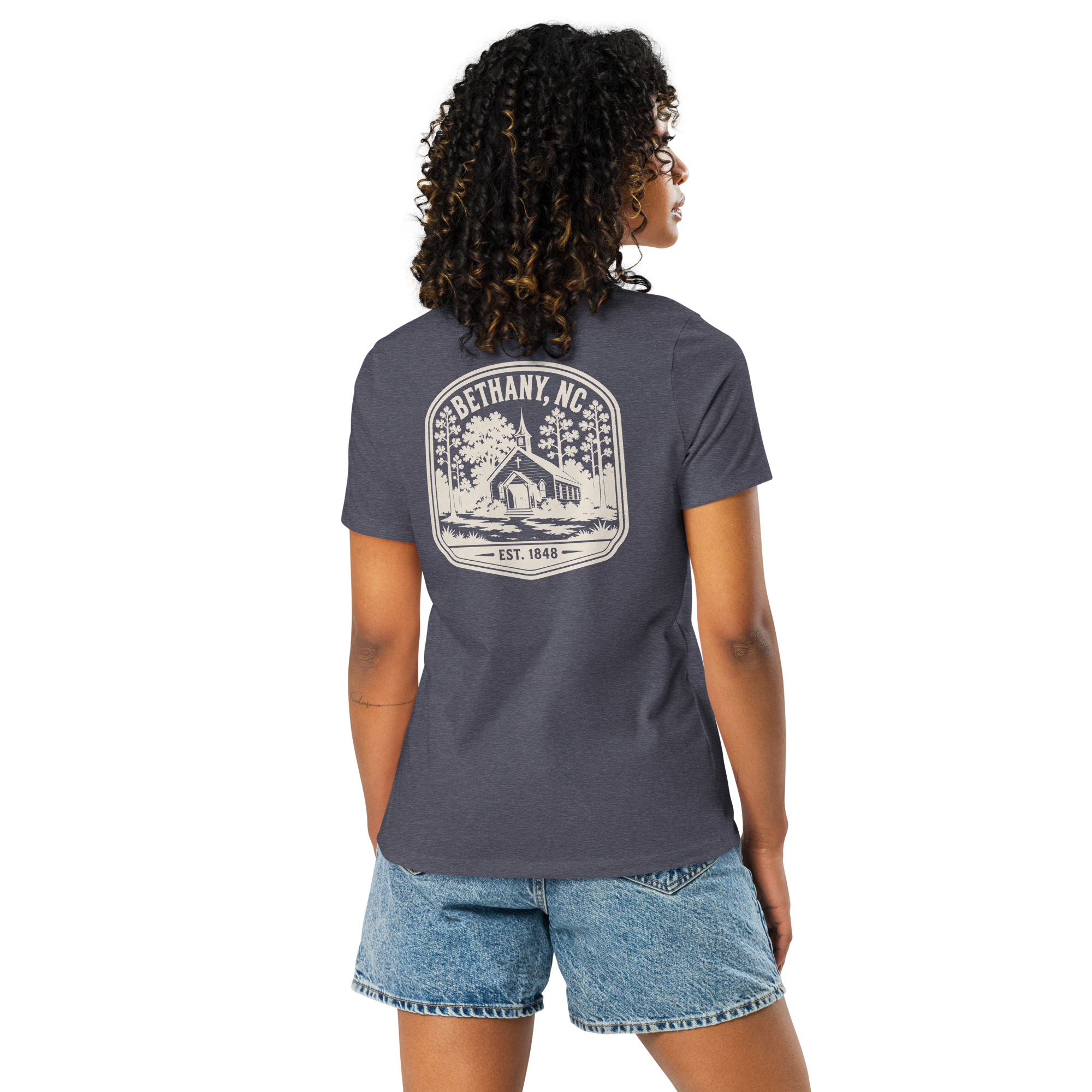 Bethany NC - Faith Heritage- Women's Relaxed T-Shirt