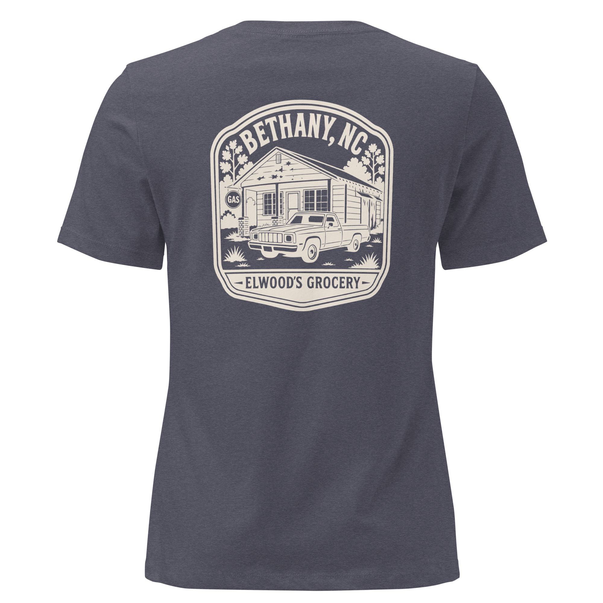 Bethany NC - Elwood's Grocery- Women's Relaxed T-Shirt