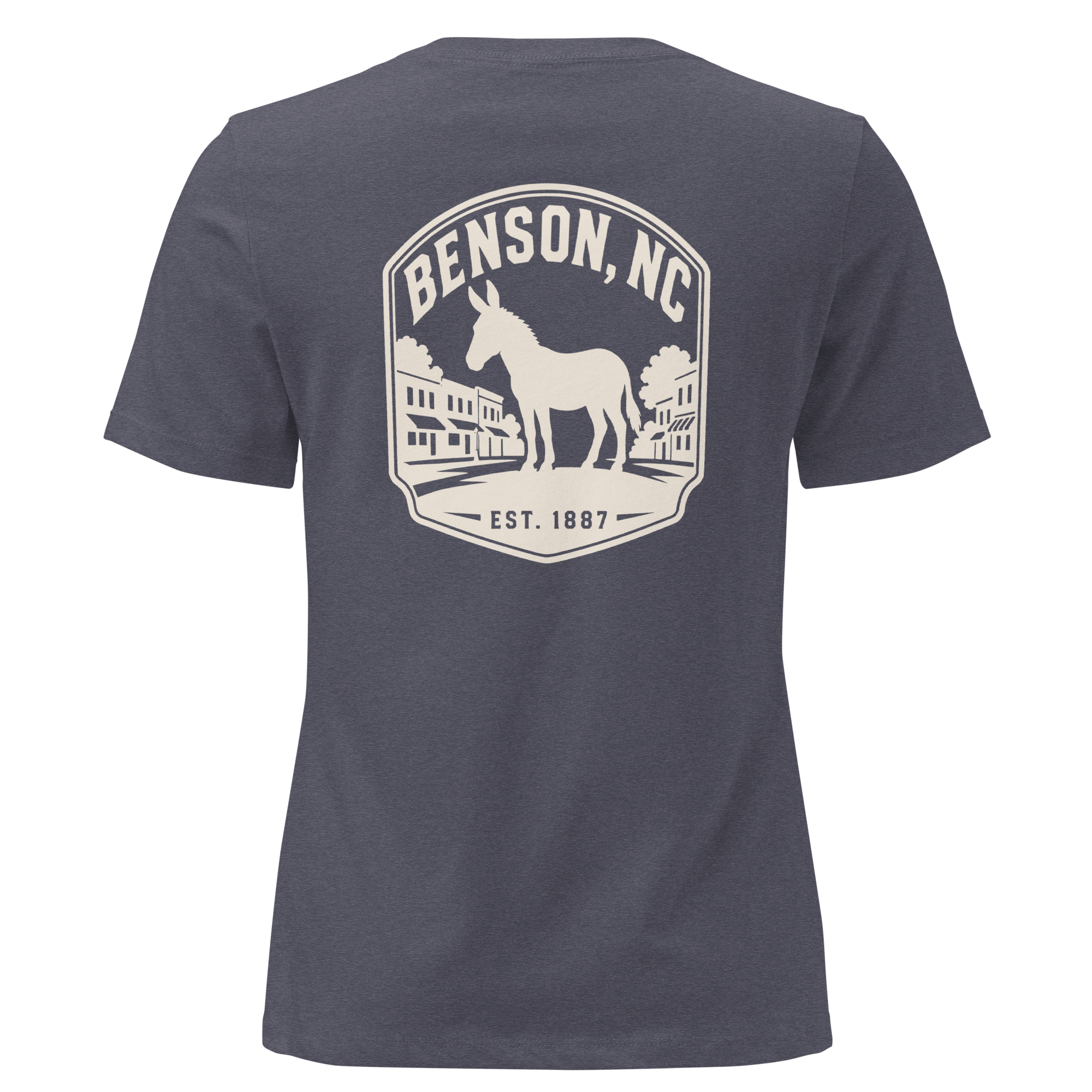Benson NC - Mule Town - Women's Relaxed T-Shirt