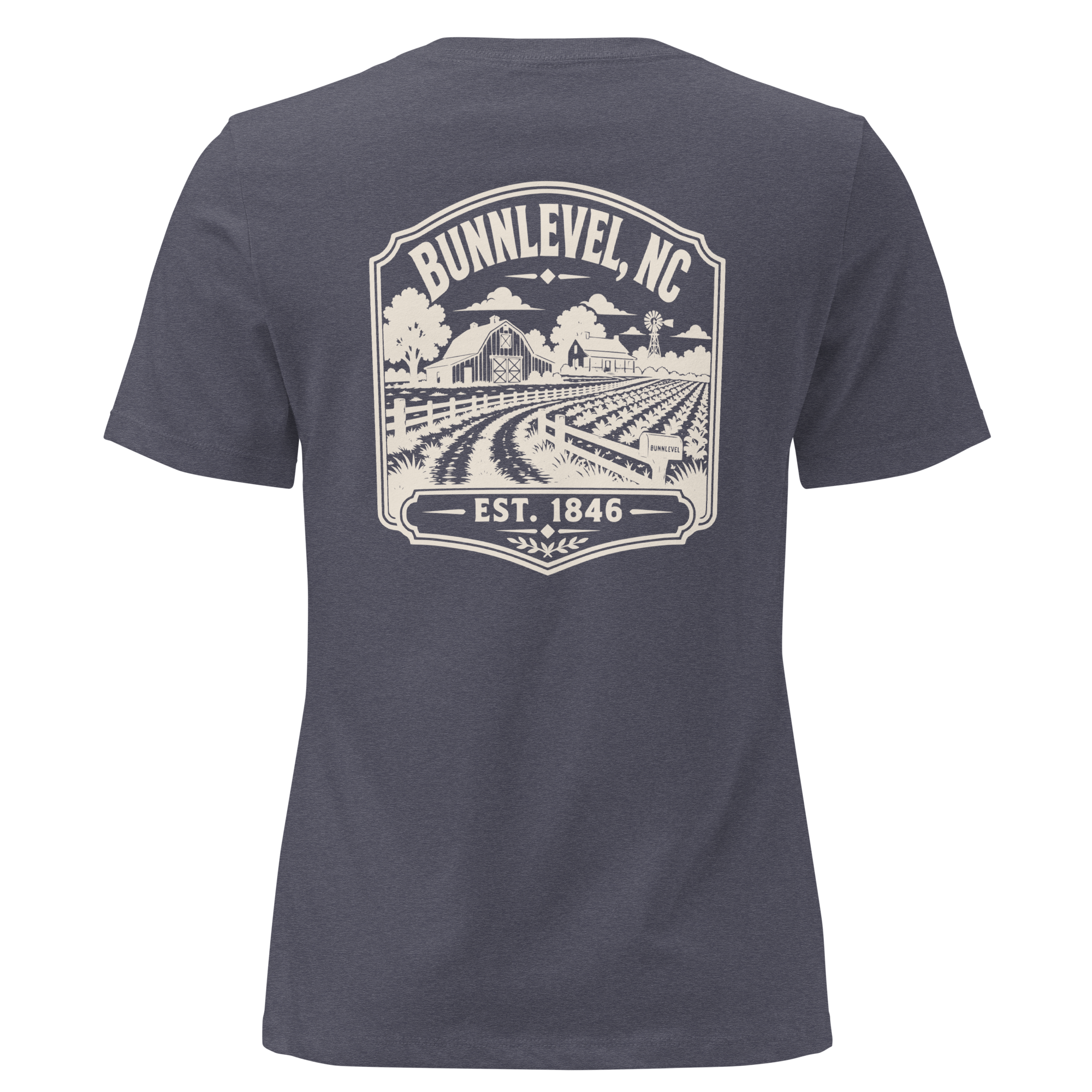Bunnlevel NC - Farm Heritage- Women's Relaxed T-Shirt