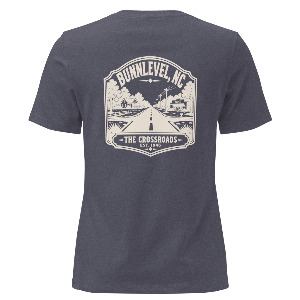 Bunnlevel NC - Crossroads- Women's Relaxed T-Shirt