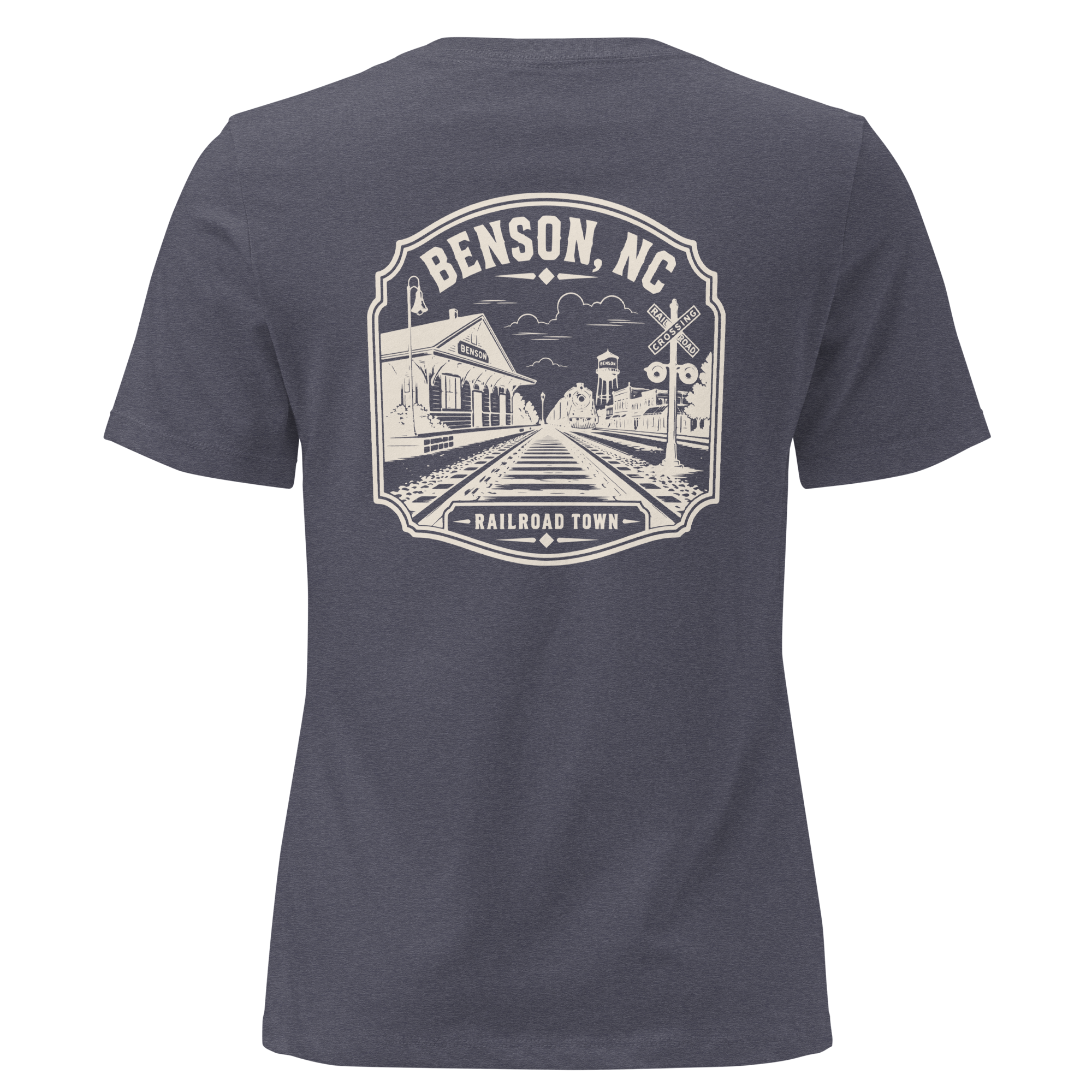 Benson NC - Railroad Town - Women's Relaxed T-Shirt