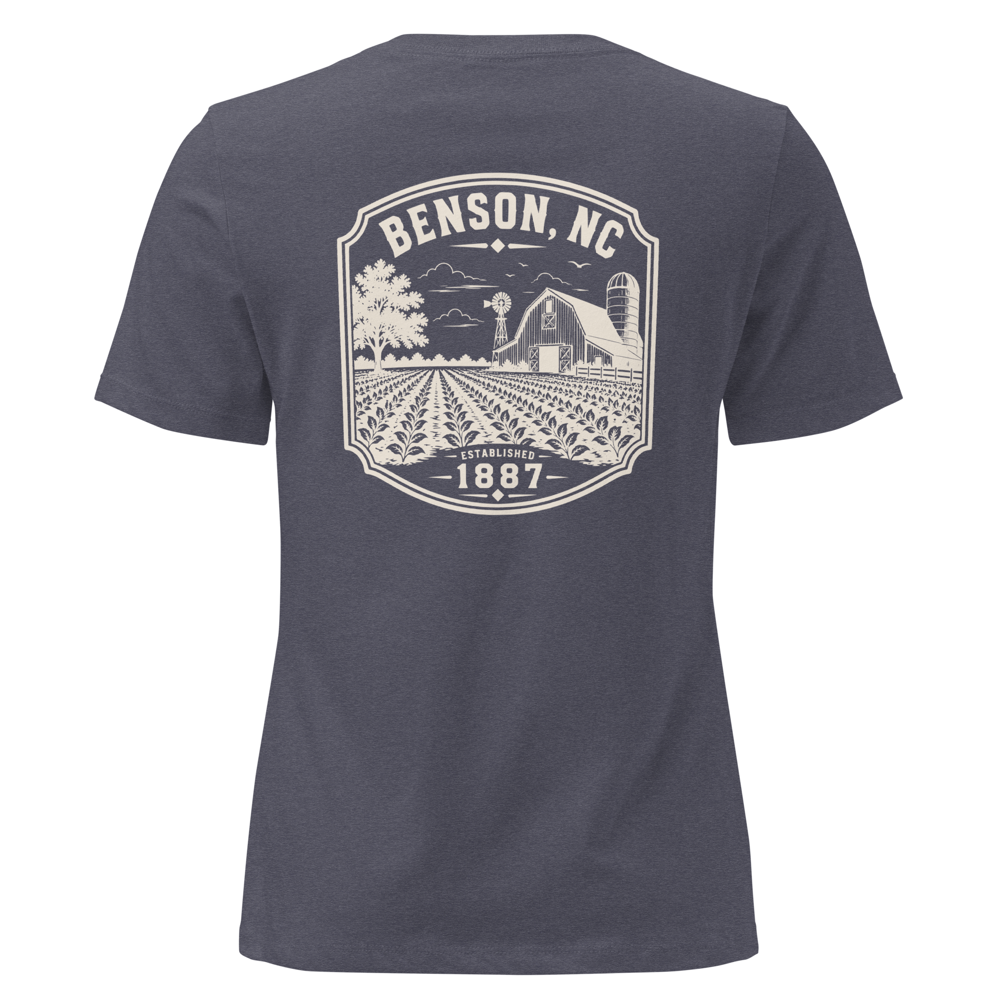 Benson NC - Farm Country - Women's Relaxed T-Shirt