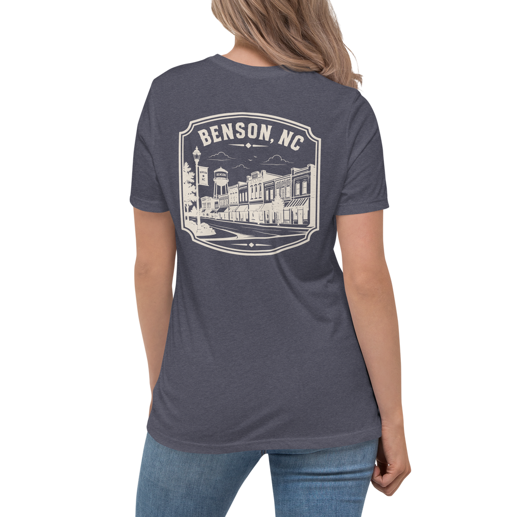 Benson NC - Downtown - Women's Relaxed T-Shirt