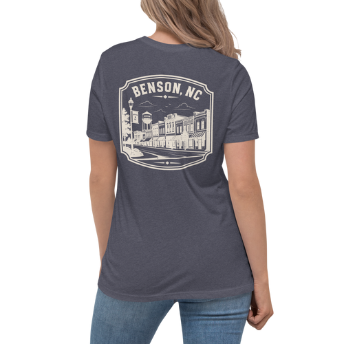 Benson NC - Downtown - Women's Relaxed T-Shirt