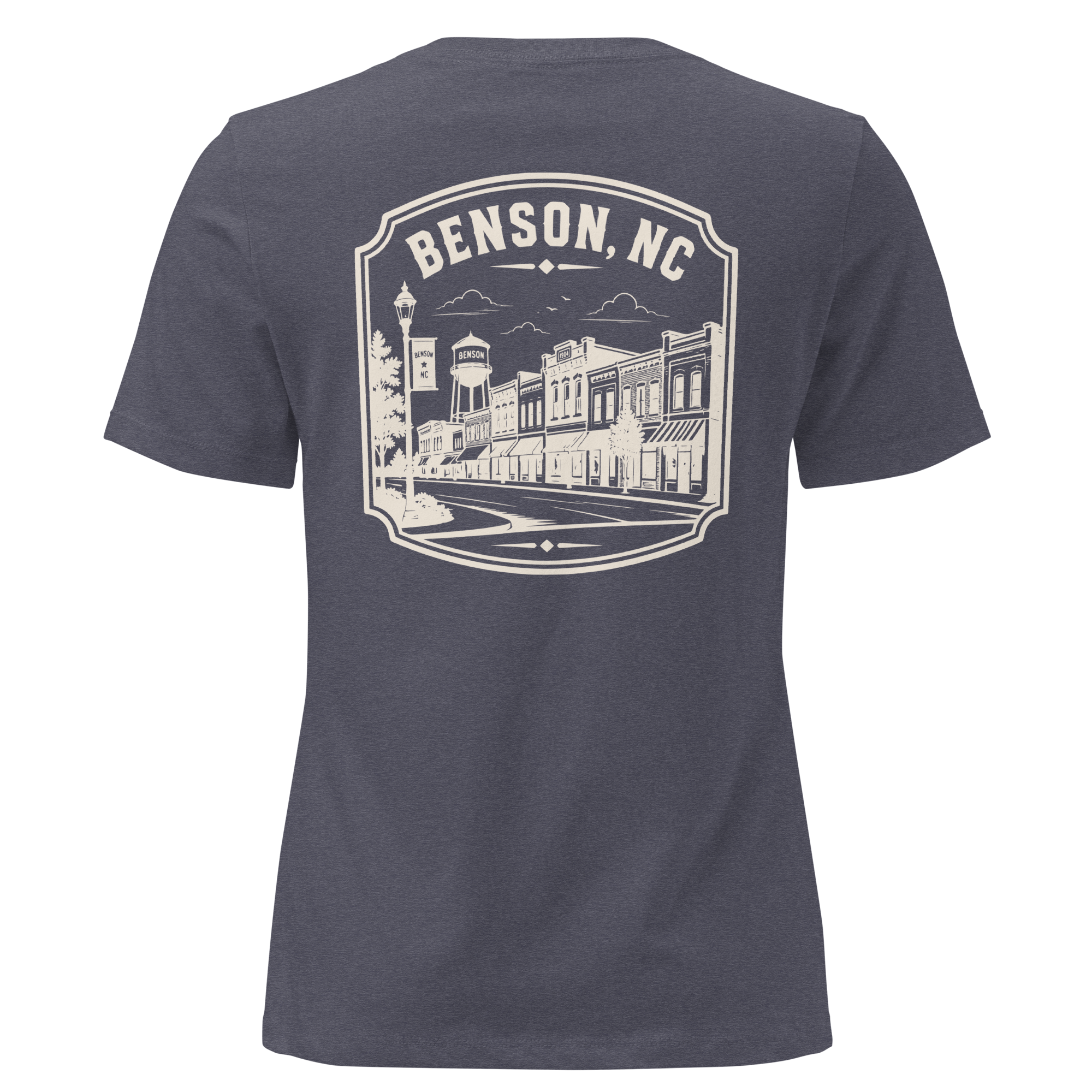 Benson NC - Downtown - Women's Relaxed T-Shirt