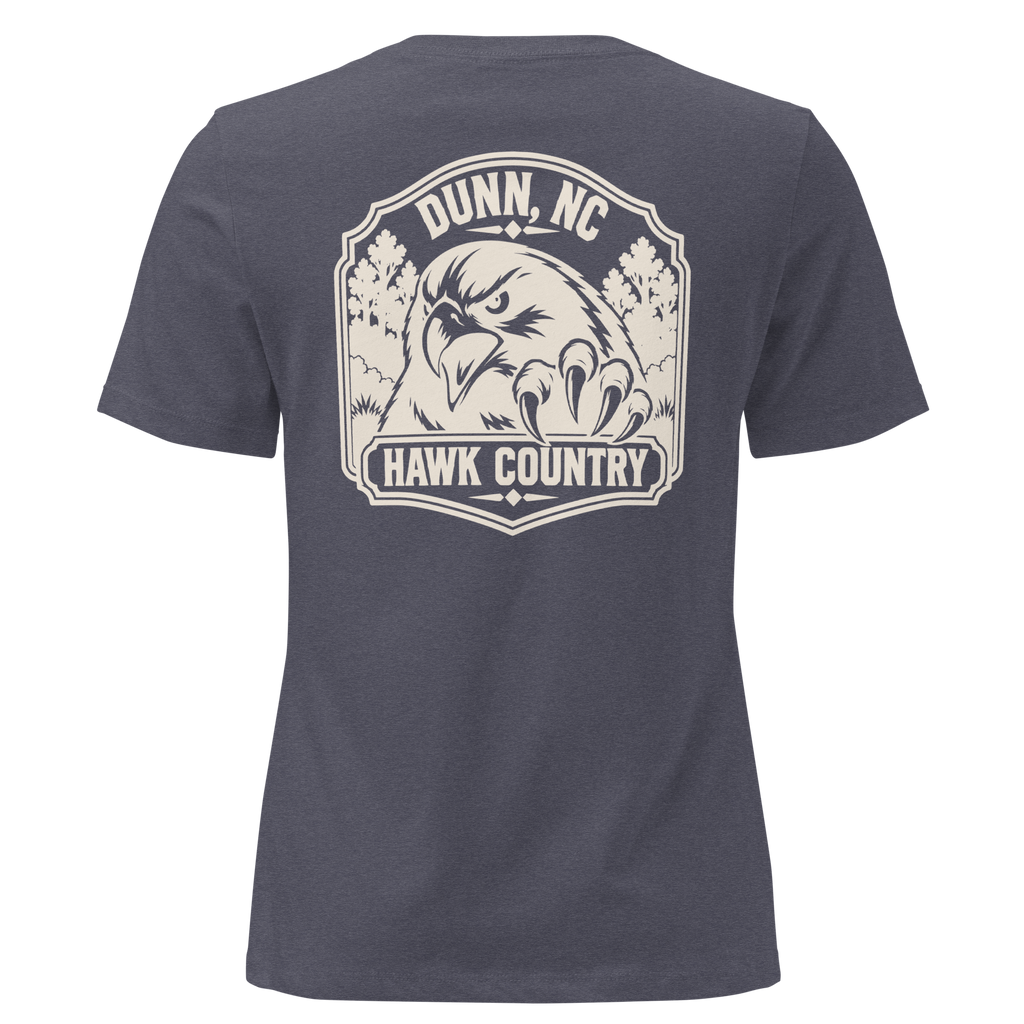 Dunn NC - Hawk Country- Women's Relaxed T-Shirt