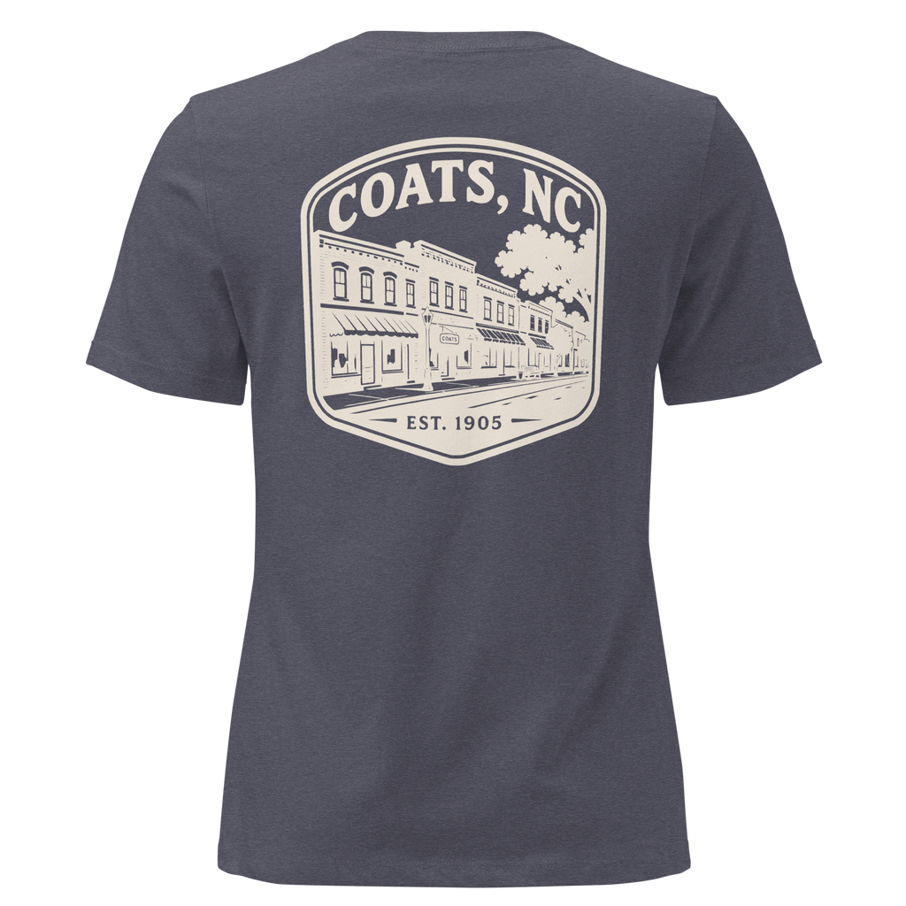 Coats NC - Downtown- Women's Relaxed T-Shirt
