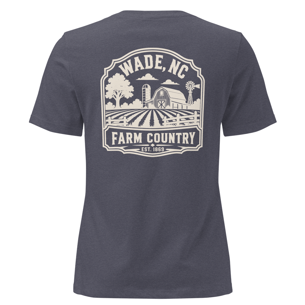 Wade NC - Farm Country- Women's Relaxed T-Shirt