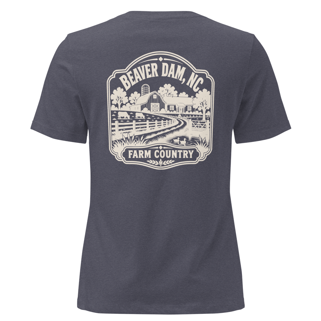 Beaver Dam NC - Farm Country- Women's Relaxed T-Shirt