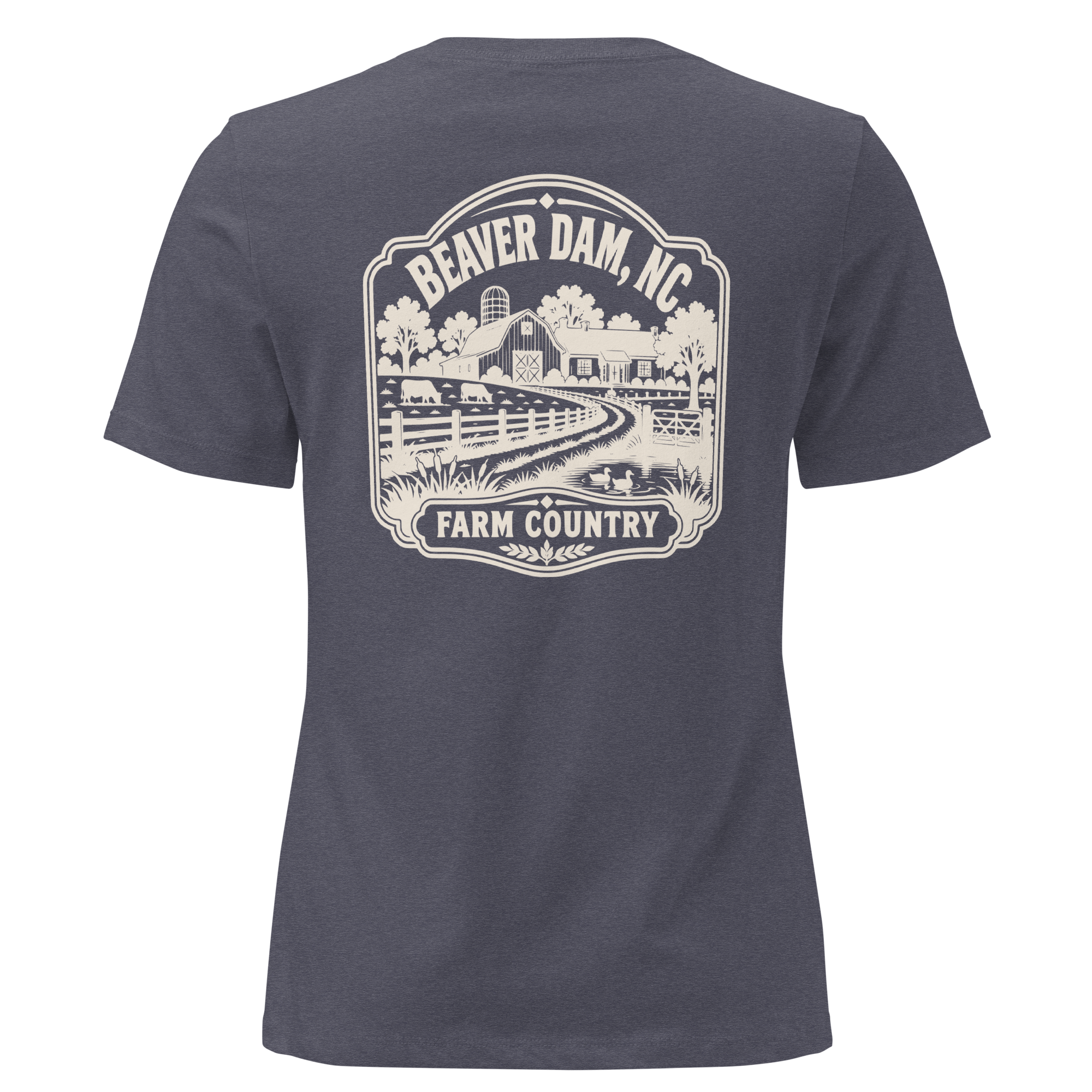 Beaver Dam NC - Farm Country- Women's Relaxed T-Shirt