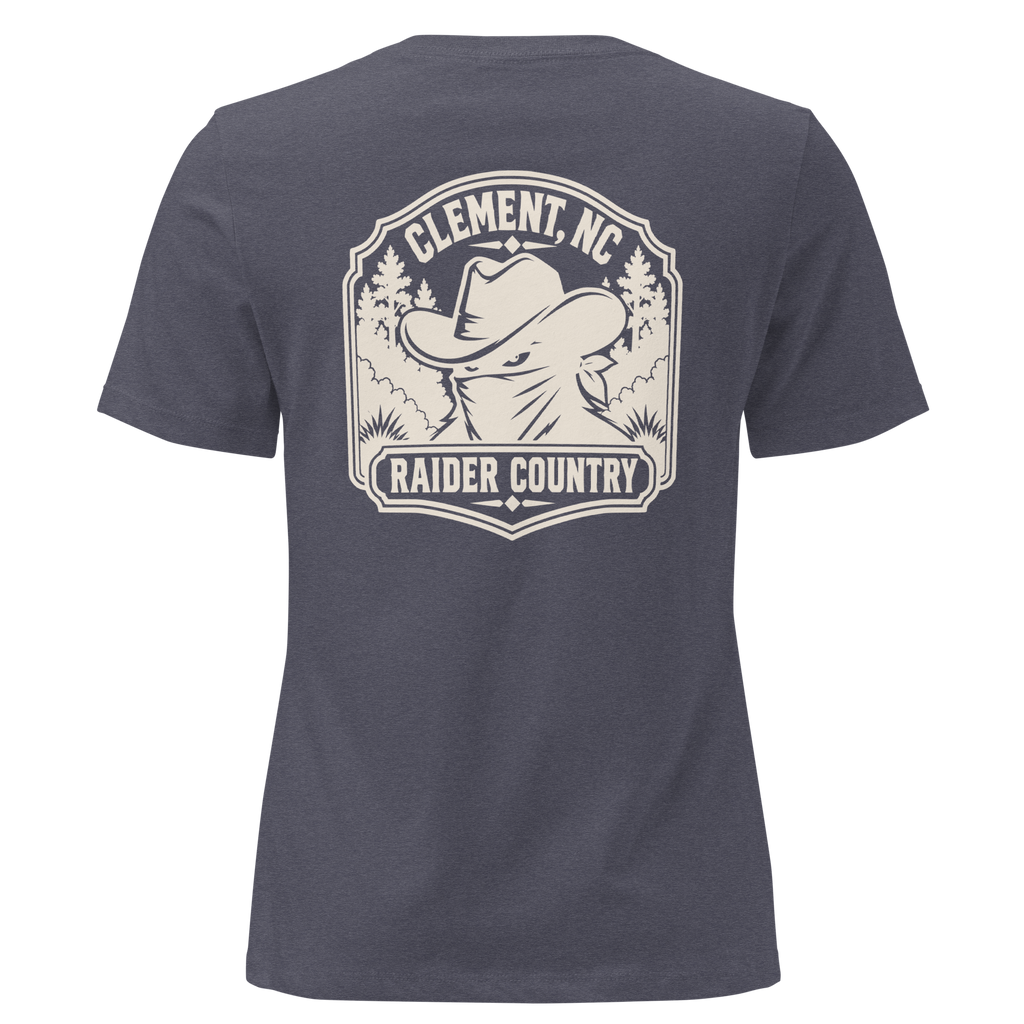 Clement NC - Raider Country- Women's Relaxed T-Shirt