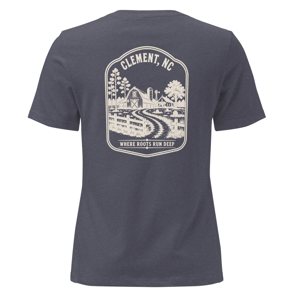 Clement NC - Farm Roots- Women's Relaxed T-Shirt