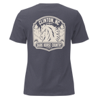 Clinton NC - Dark Horse Country- Women's Relaxed T-Shirt