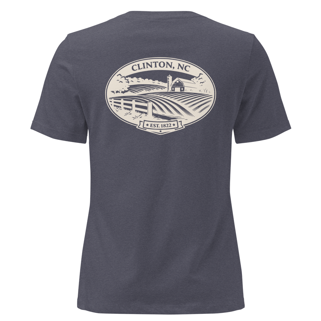 Clinton NC - Farm Heritage- Women's Relaxed T-Shirt
