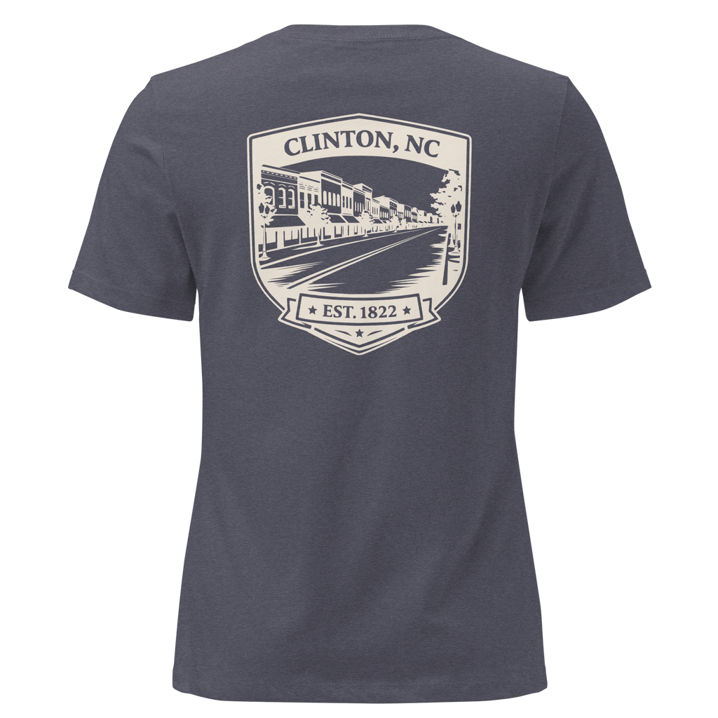 Clinton NC - Downtown- Women's Relaxed T-Shirt